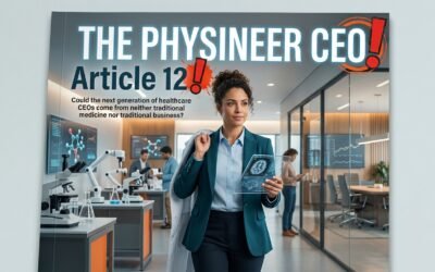 The Physineer CEO  Could the next generation of healthcare CEOs come from neither traditional medicine nor traditional business? “ARTICLE 12”