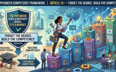 ARTICLE 10  Forget the Degree. Build the Competency.  The Physineer is not a university degree. It is a mindset.
